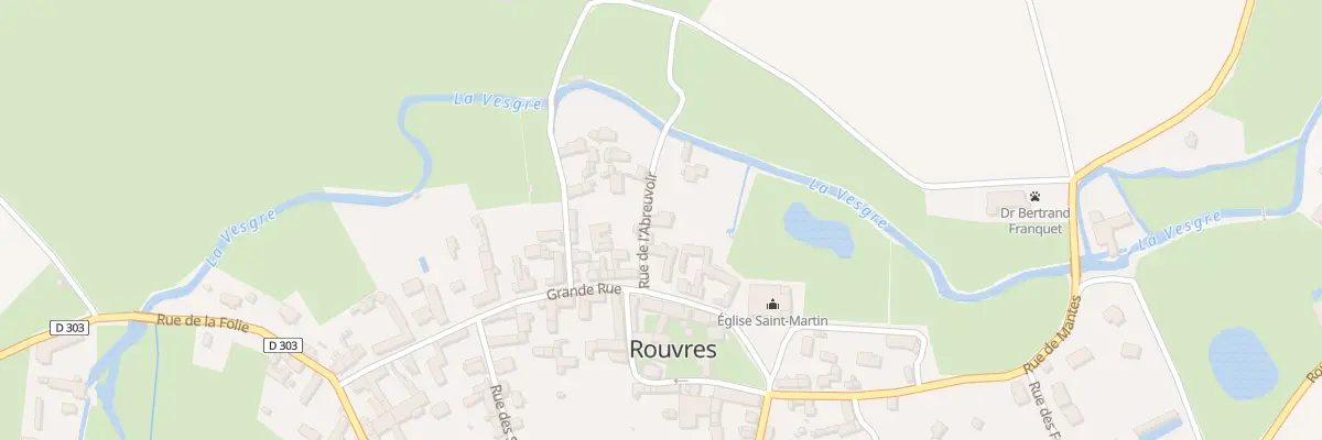 Plan du 2 Rue de l’Abreuvoir à Rouvres