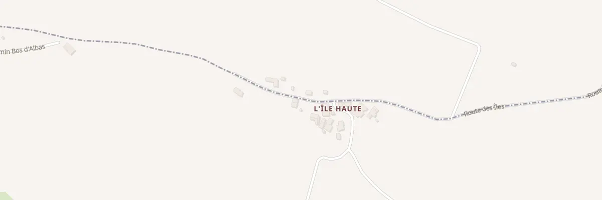 Plan du 839 Rte des Îles à Montdoumerc