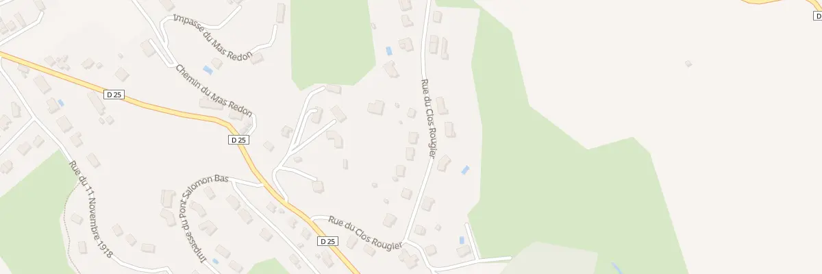 Plan du 9 Rue Du Clos Rougier à Allassac