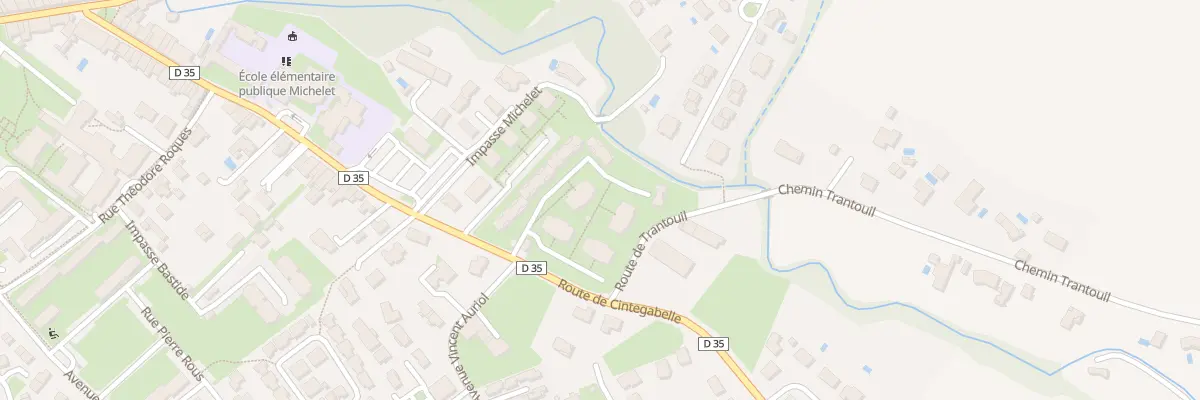 Plan du 2 Rue Michelet à Auterive