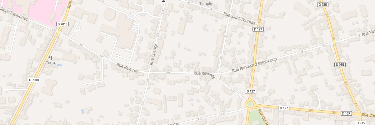 Plan du 42 Rue de Reverdy à Chartres