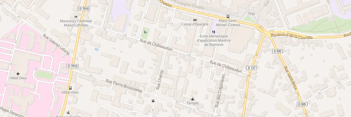 Plan du 31B Rue de Chateaudun à Chartres