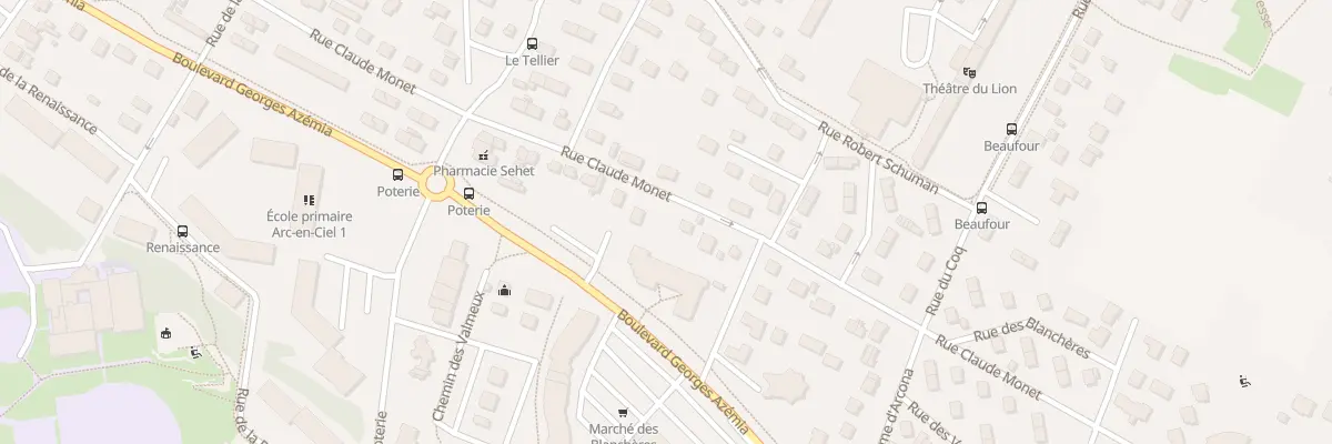 Plan du 91 Rue Claude Monet à Vernon
