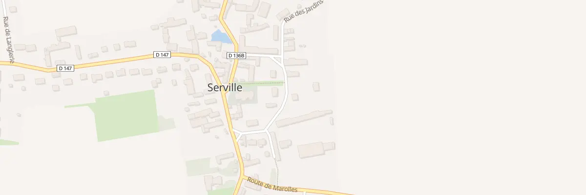 Plan du 2B Rue des Jardins à Serville