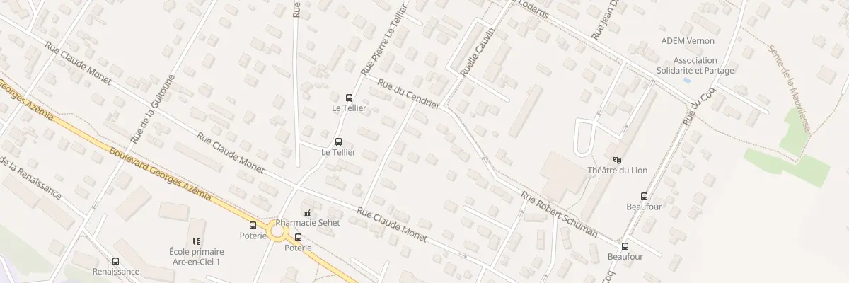 Plan du 27 Rue Robert Schuman à Vernon