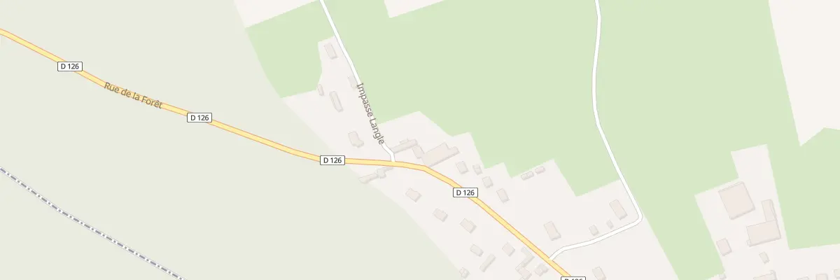 Plan du 1 Rte de la Foret à Millebosc