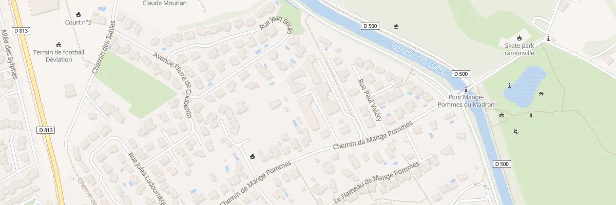 Plan du 51B Che de Mangepommes à Ramonville-Saint-Agne