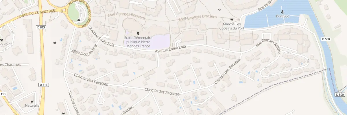 Plan du 52 Av Emile Zola à Ramonville-Saint-Agne