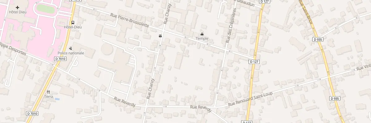 Plan du 27 Rue Chanzy à Chartres