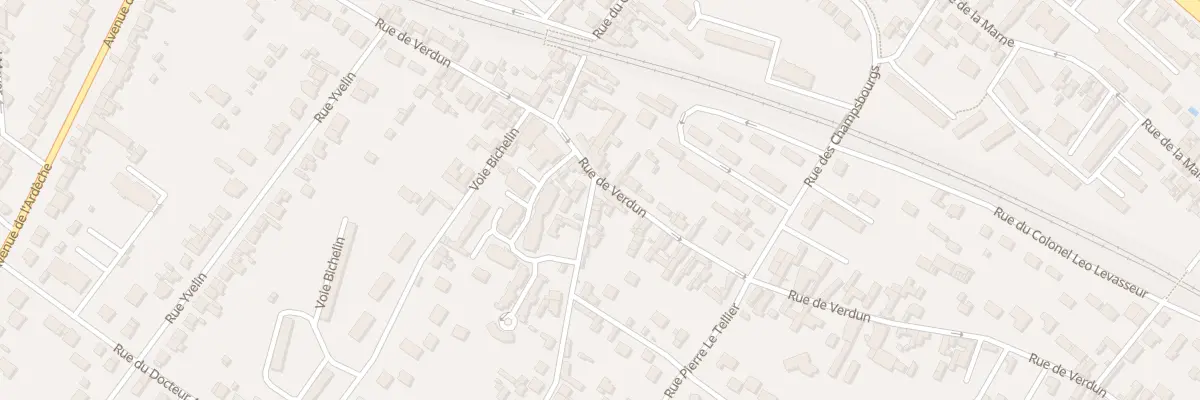Plan du 1 Rue des Valmeux à Vernon