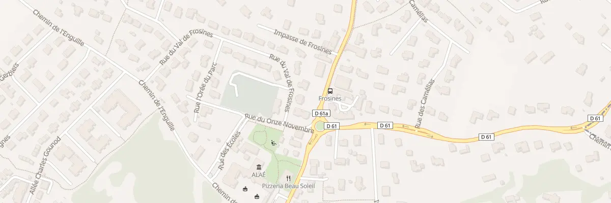 Plan du 3 Rue du Val de Frosines à Saint-Geniès-Bellevue