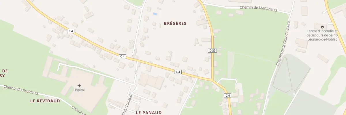 Plan du 12 Rue du Onze Novembre 1918 à Saint-Léonard-de-Noblat