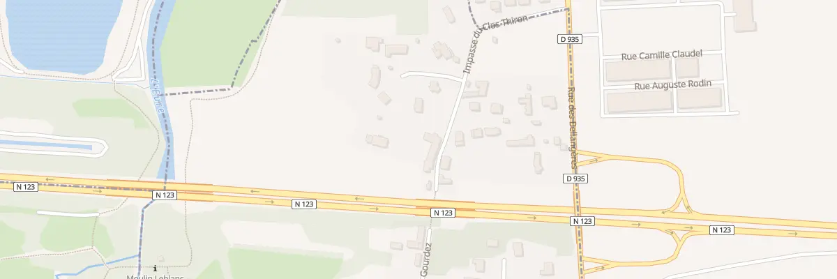 Plan du 5T Imp du Clos Thiron à Morancez