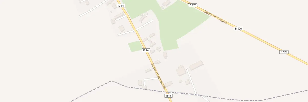 Plan du 15 Rte d’Hambures à Smermesnil