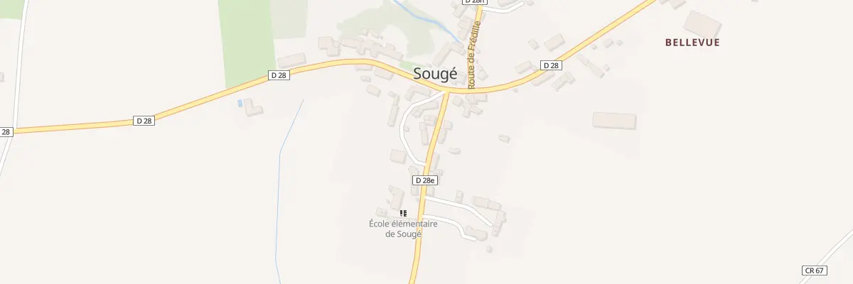 Plan du 4 Rte de Chezelles à Sougé