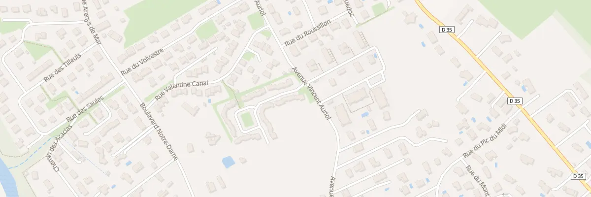 Plan du 2 Rue du Couserans à Auterive