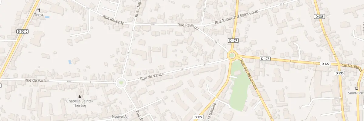 Plan du 10 Rue de Varize à Chartres