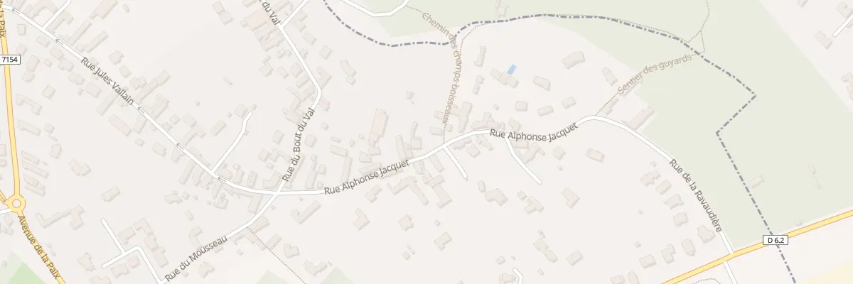 Plan du 17 Rue Alphonse Jacquet à Lèves