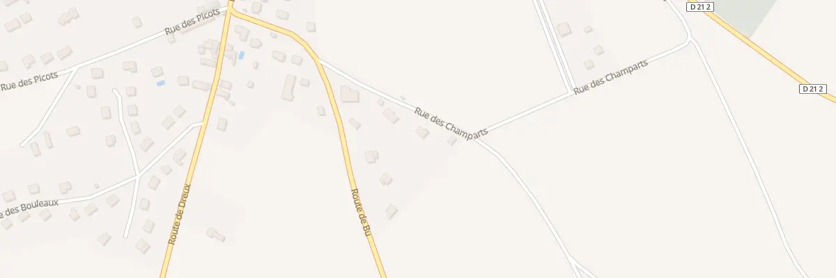 Plan du 6 Rue des Champarts à Rouvres