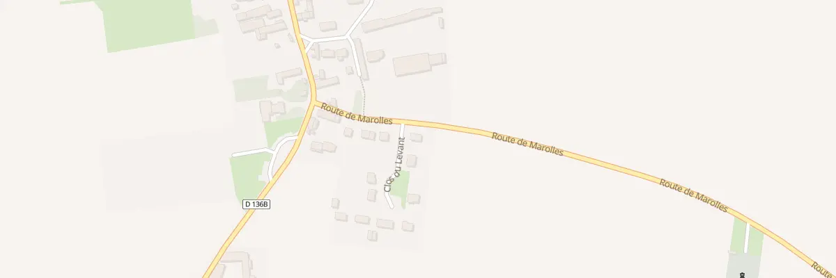 Plan du 6 Rte de Marolles à Serville