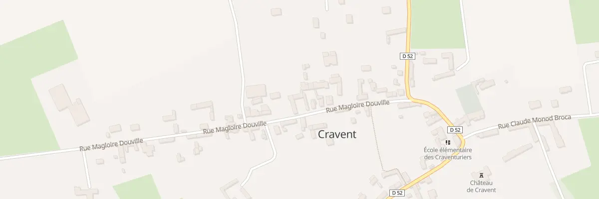 Plan du 16 Rue Magloire Douville à Cravent