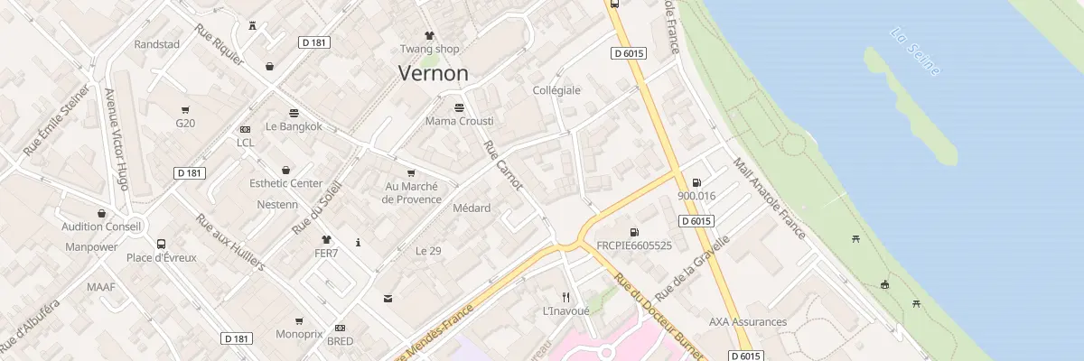 Plan du 6B Rue Carnot à Vernon