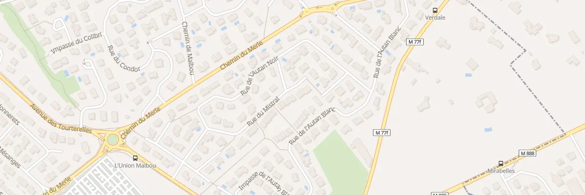 Plan du 28 Rue du Mistral à L’Union