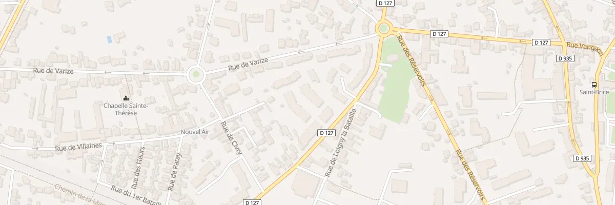 Plan du 9 Rue de Varize à Chartres