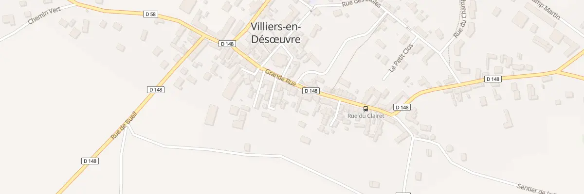 Plan du 21 Gr Grande Rue à Villiers-en-Désœuvre