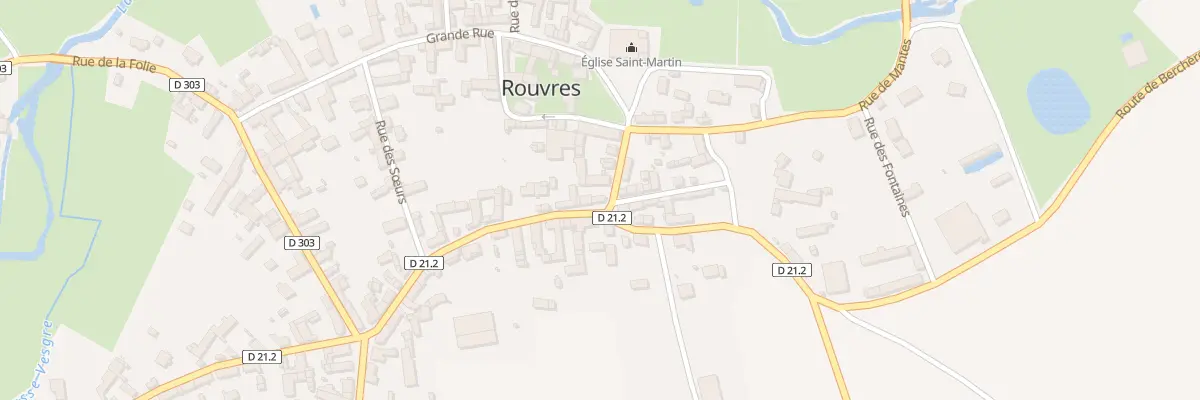 Plan du 1 Gr Gde Rue à Rouvres