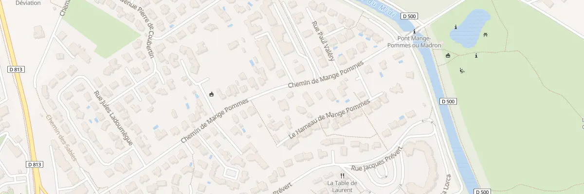 Plan du 34B Che de Mangepommes à Ramonville-Saint-Agne