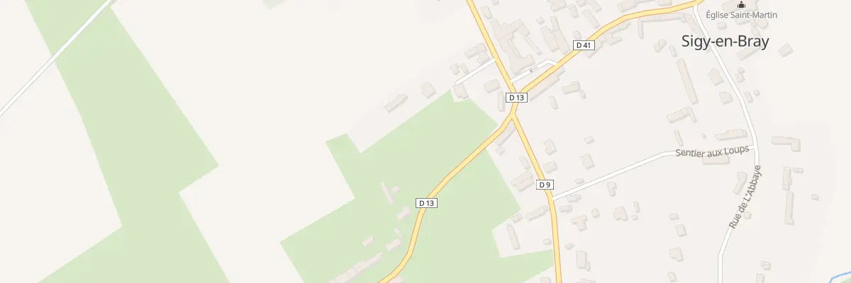 Plan du 3 Rte de Rouvray à Sigy-en-Bray