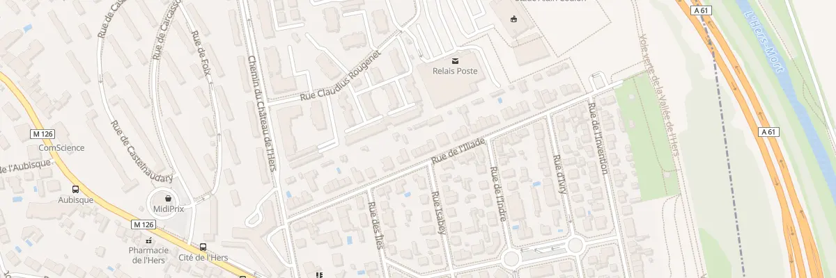 Plan du 37 Rue de l’Iliade à Toulouse