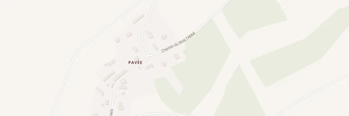 Plan du 4 Che du Bois l’Abbe à Guiseniers