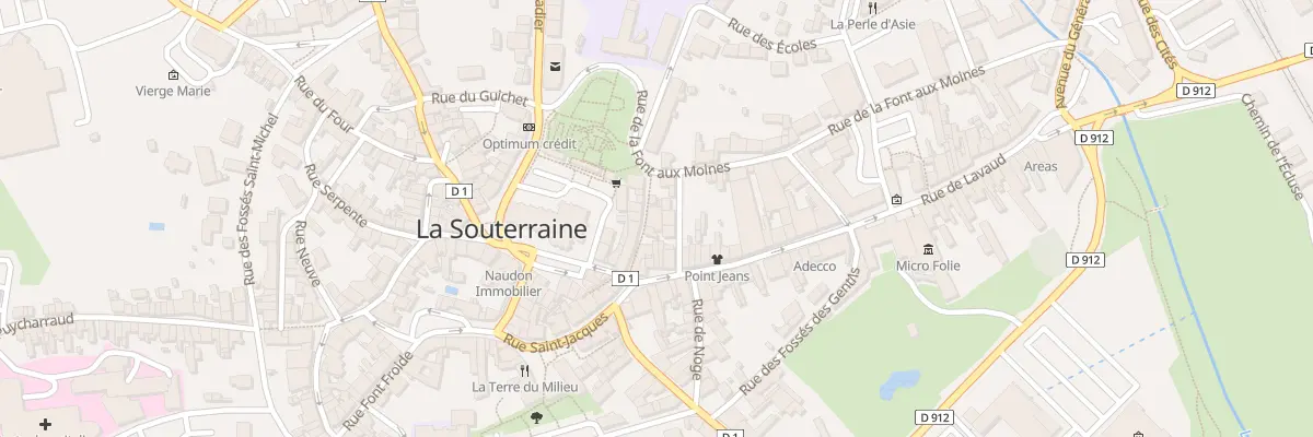 Plan du 3 Rue des Bains à La Souterraine