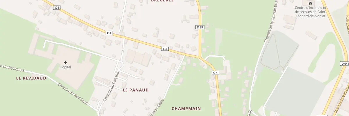 Plan du 5 Rue du Onze Novembre 1918 à Saint-Léonard-de-Noblat