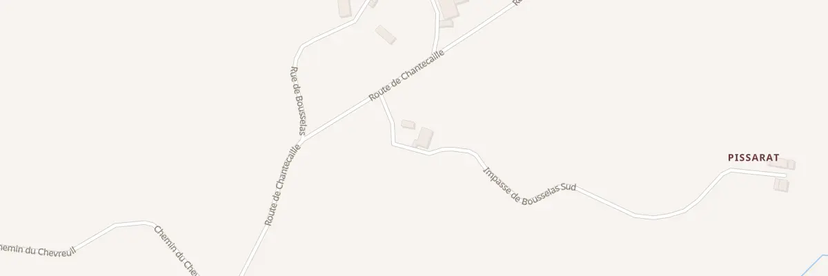 Plan du 5116 Bousselat à Saint-Germain-les-Belles
