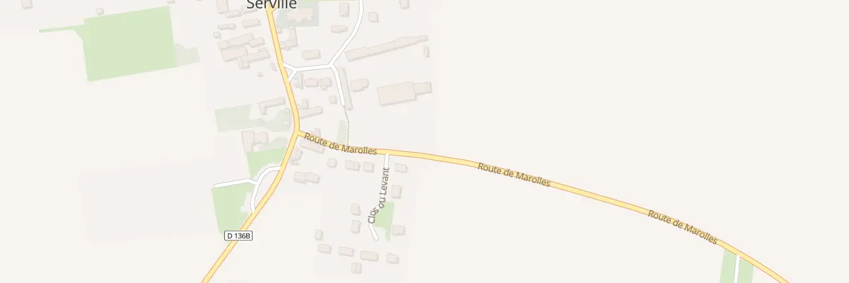 Plan du 5 Rte de Marolles à Serville