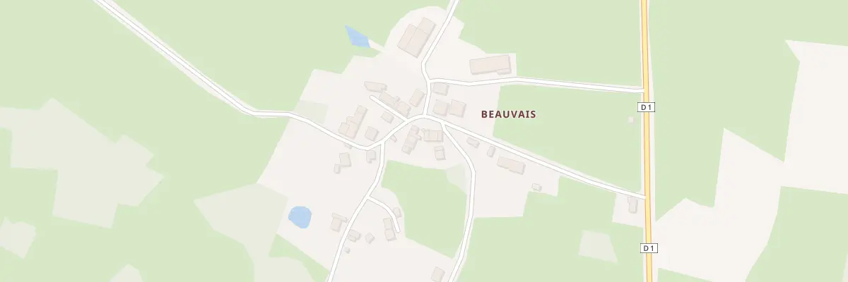 Plan du 59 Beauvais à Azerables