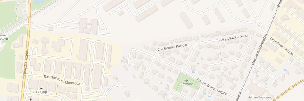 Plan du 54 Rue Jacques Provost à Toulouse
