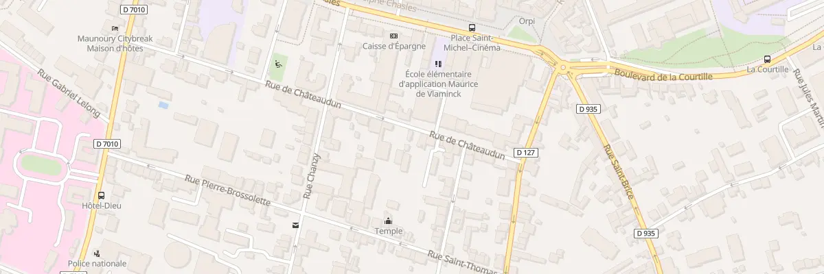 Plan du 19 Rue de Chateaudun à Chartres