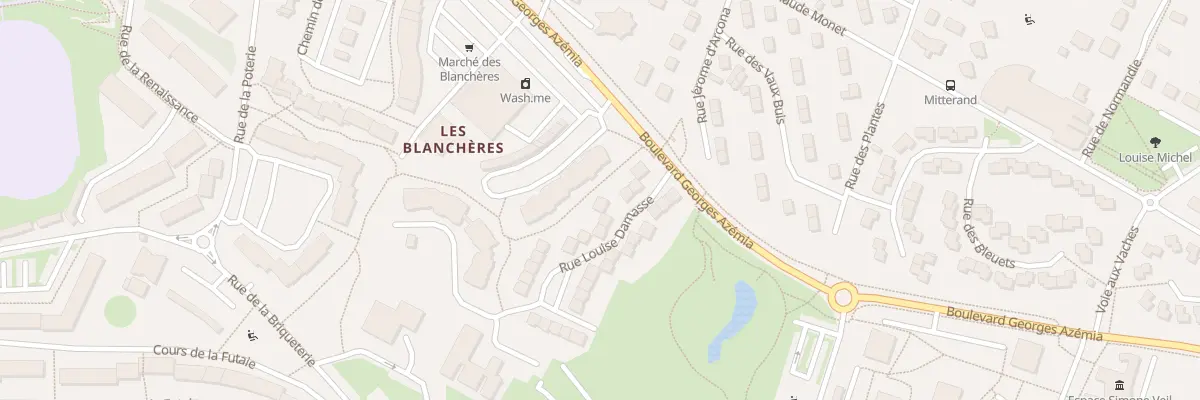 Plan du 8 Rue Louise Damasse à Vernon