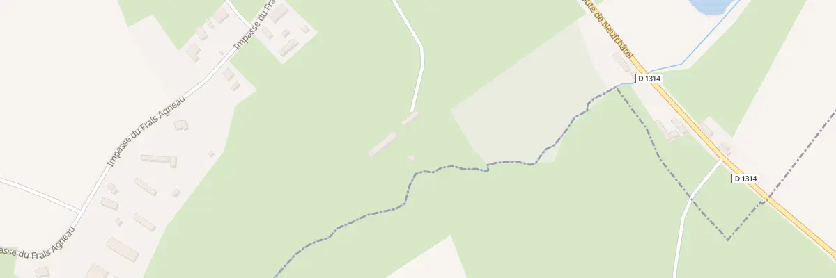 Plan du 5025 Le Frais Agneau à Bouelles