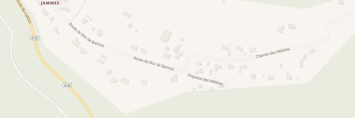 Plan du 565 Che du Roc de Barroul à Flaujac-Poujols