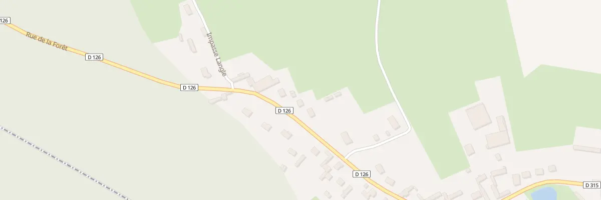 Plan du 3B Rte de la Foret à Millebosc