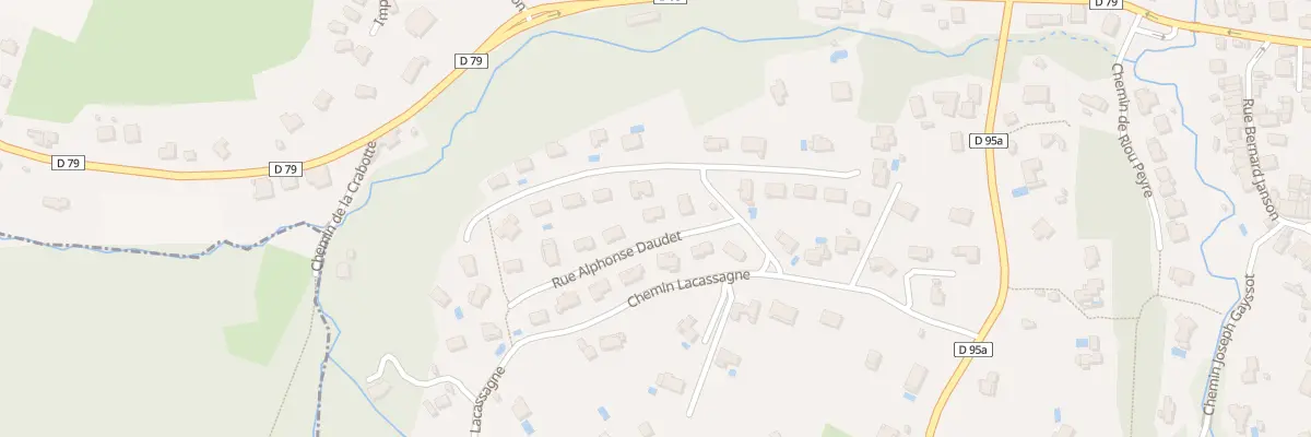 Plan du 3 Rue Alphonse Daudet à Castanet-Tolosan