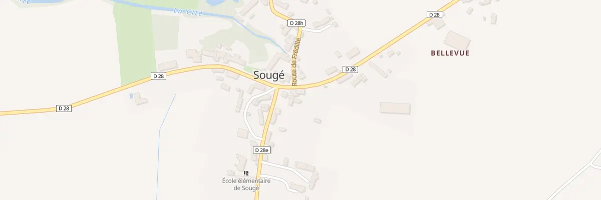 Plan du 4 Rte de Levroux à Sougé