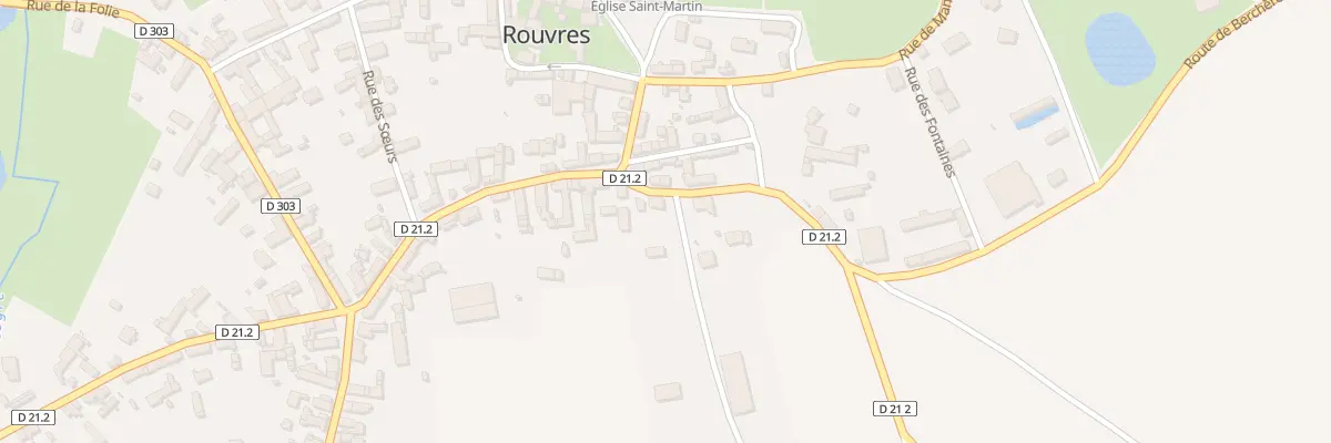 Plan du 28 Rte de Houdan à Rouvres