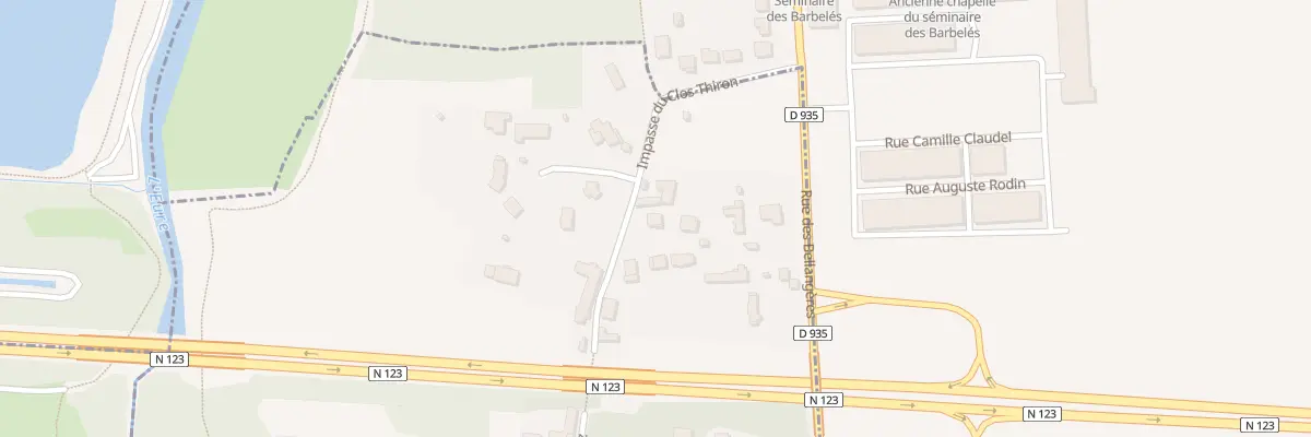 Plan du 14 Imp du Clos Thiron à Morancez