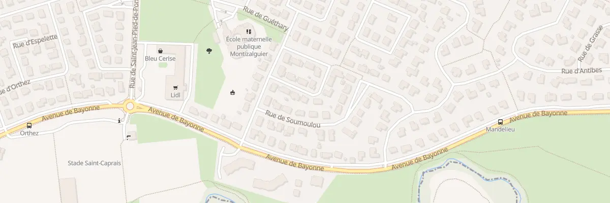 Plan du 8 Rue d’Arudy à L’Union